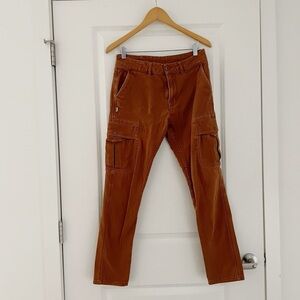 Fairplay LA Duck Canvas Cargo Slim Fit Pants Carpenter